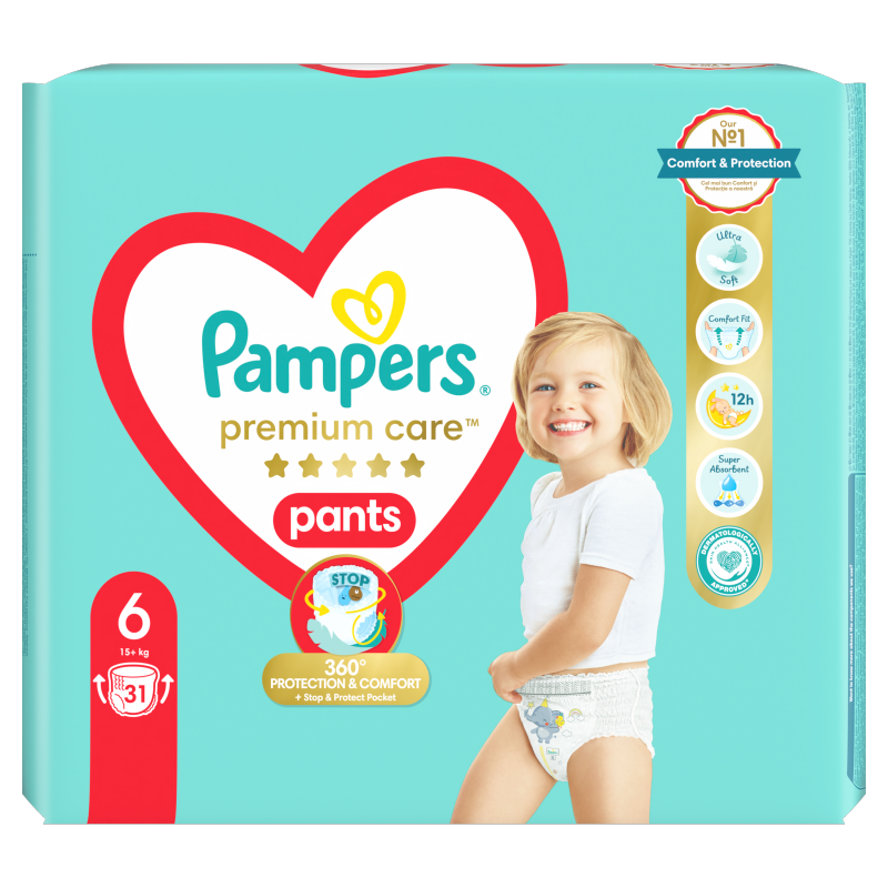 pampers pants tasma z przodu