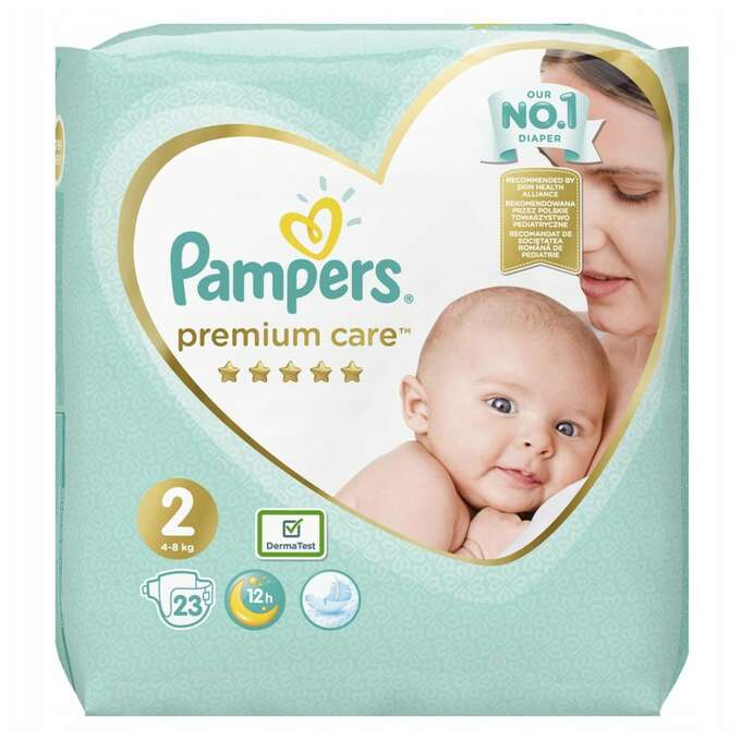 pieluchy pampers premium care 1