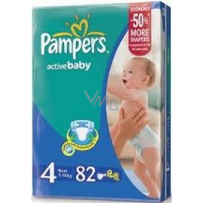 pampers active baby-dry pieluchy rozmiar 4 maxi 7-14kg 174 sztuk