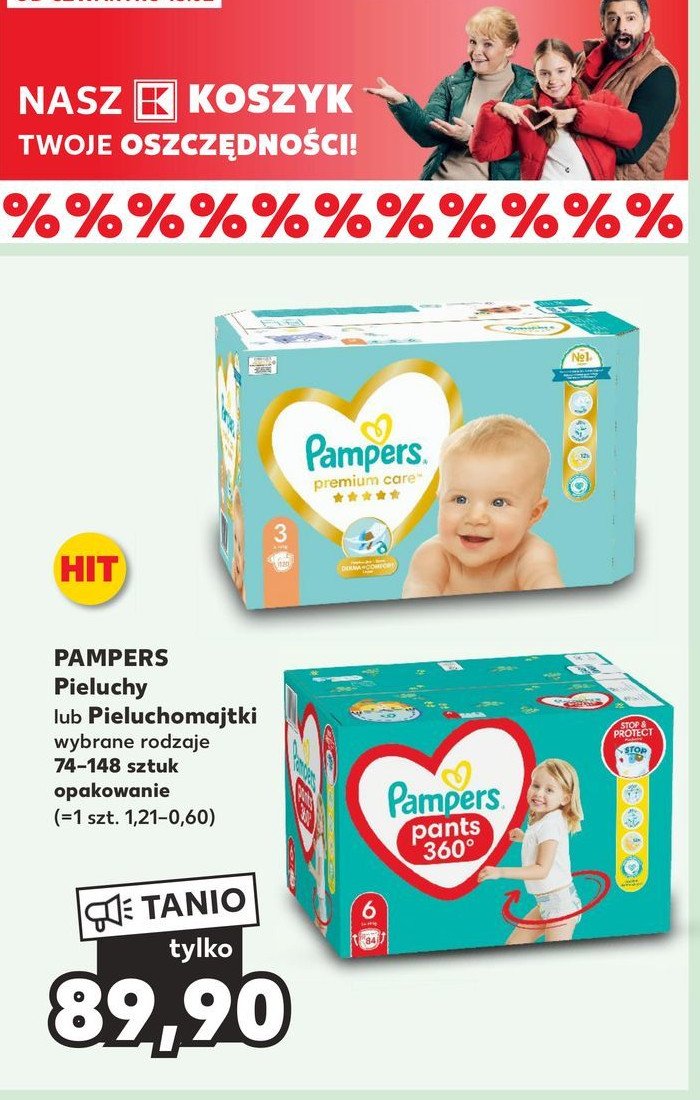 pieluchy na rok pampers