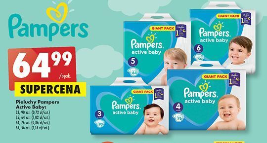 netto pieluchy pampers 3 sleep play