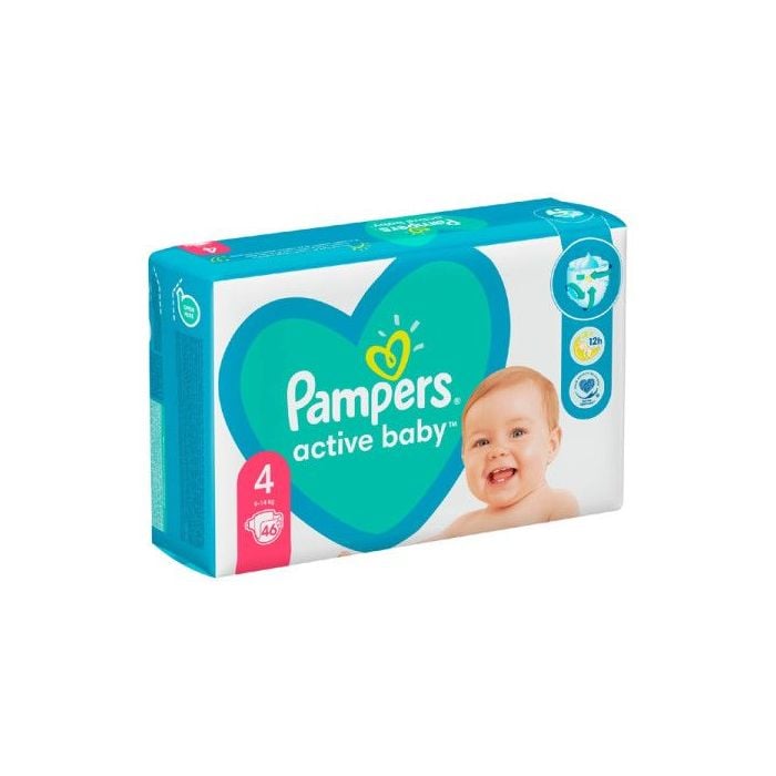 pampers active baby 4 monthly pack