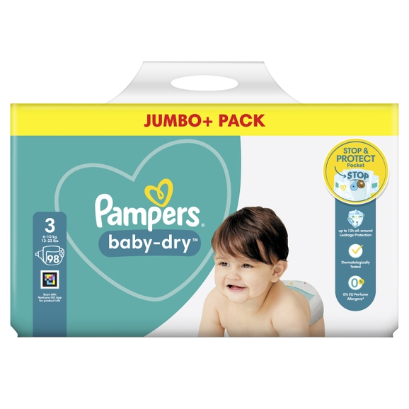 chusteczki nawilżane pampers 6x64 tesco