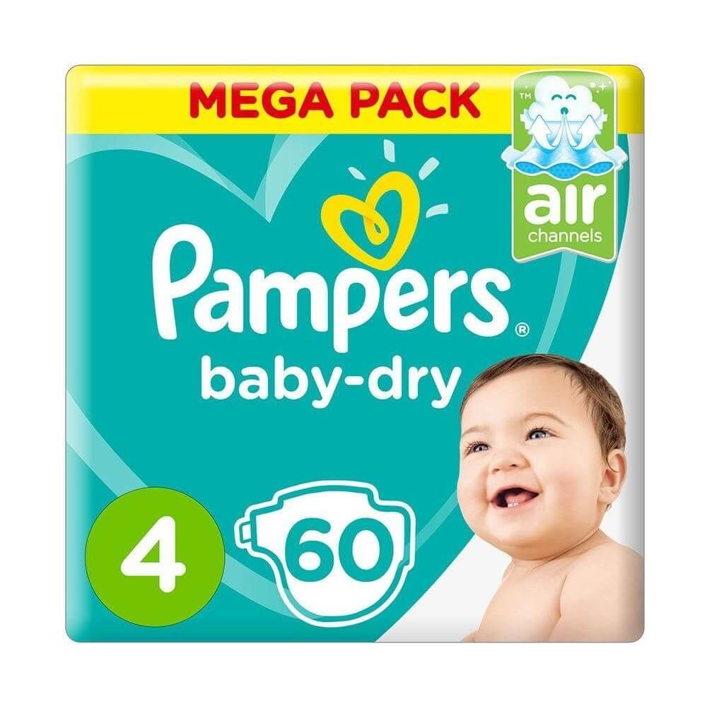 pampers baby dry extra large+