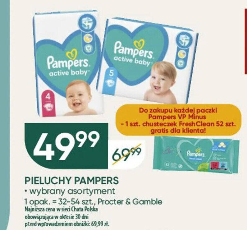 pampers pro care wskaźnik