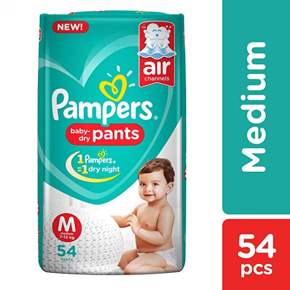 pampers guziki klipsy