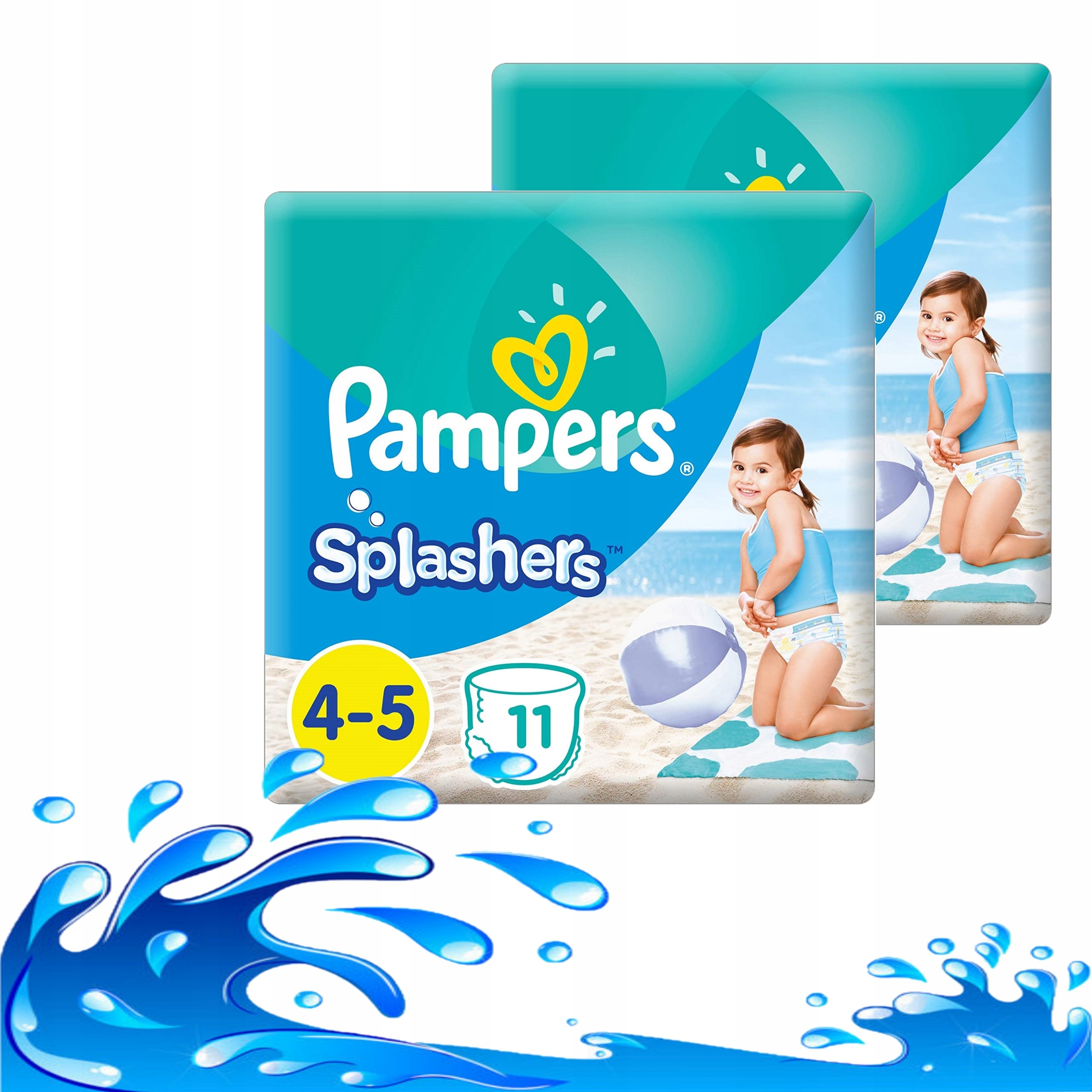 girls and baby pampers