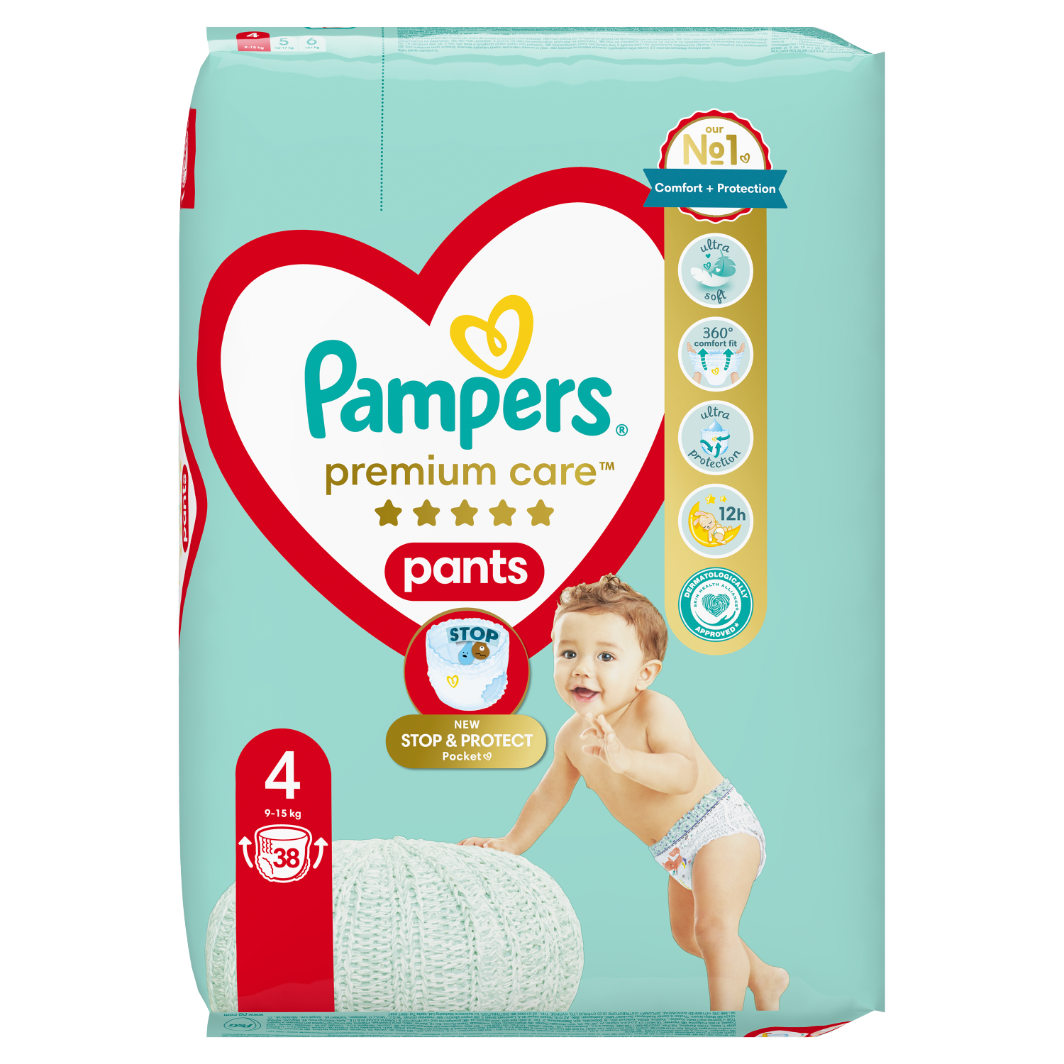 pieluchy pampers active baby-dry 4+