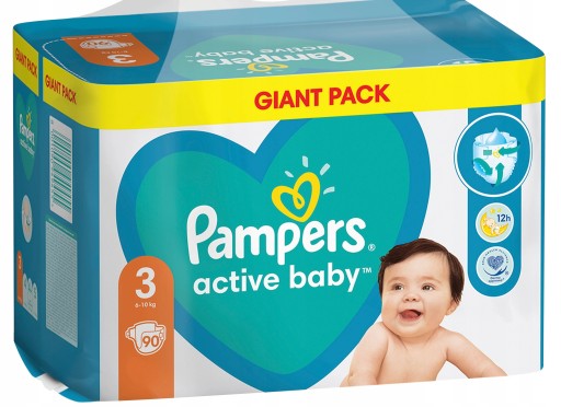 pieluchy pampers active baby maxi pack 2 mini 228 szt