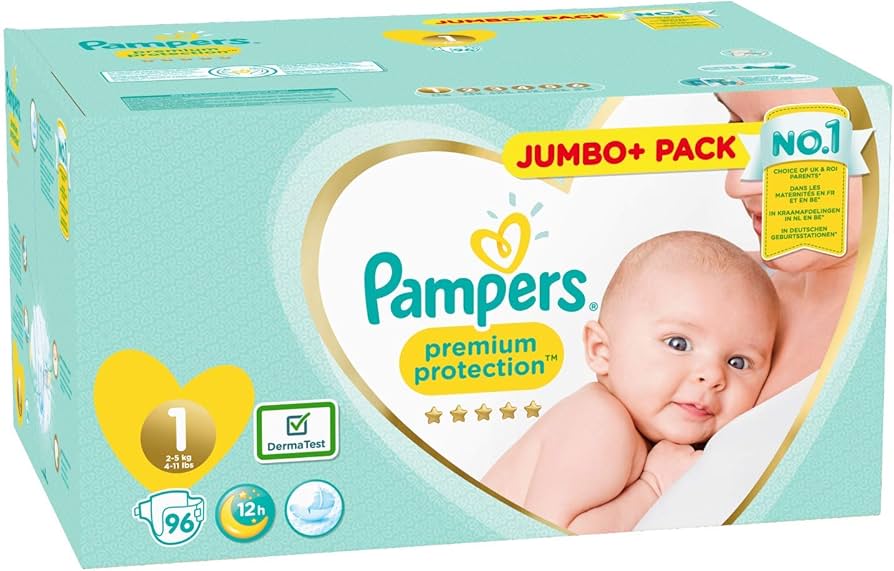 pampers pure water sklad