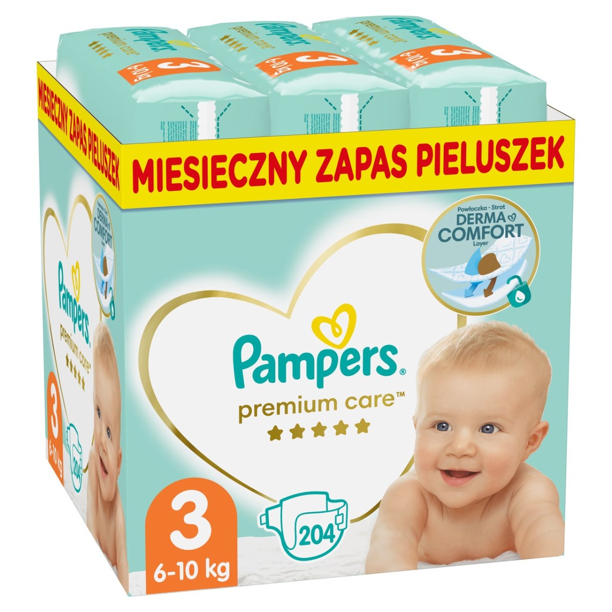 stickers on box pampers