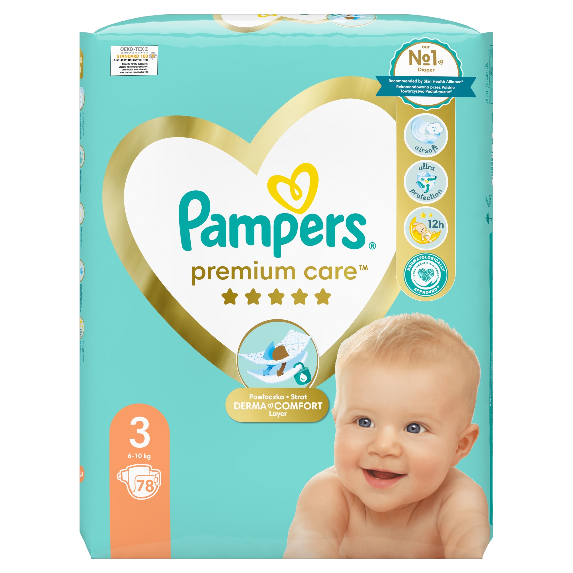 pieluchy pampers pure