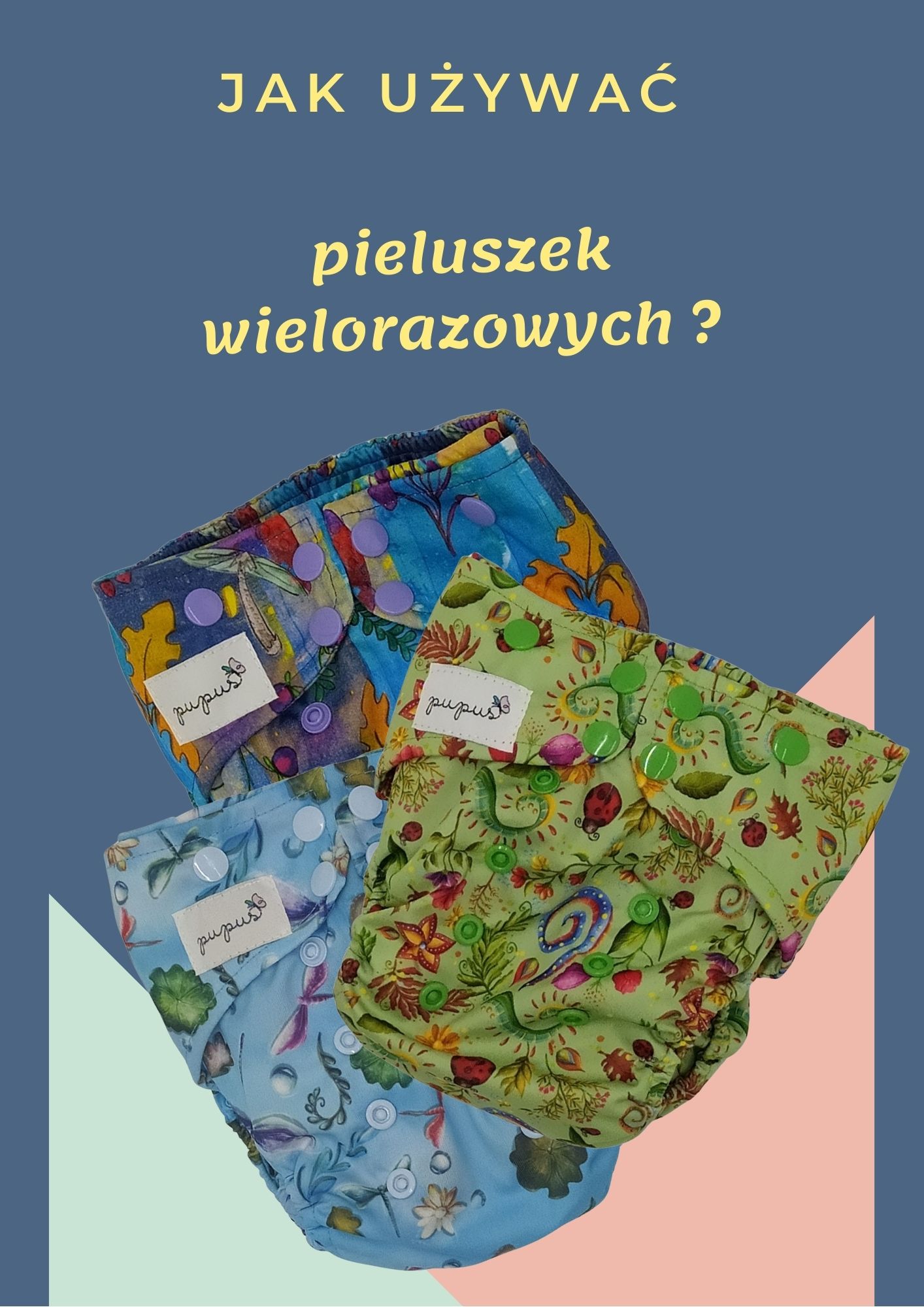 zakładanie pieluchy na bioderka