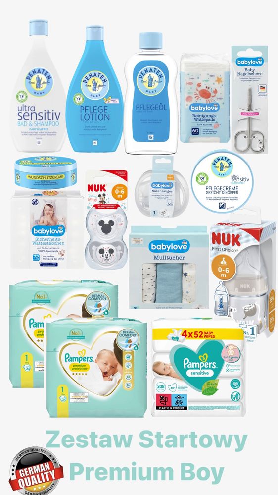 pampers aqua pure or water wipes